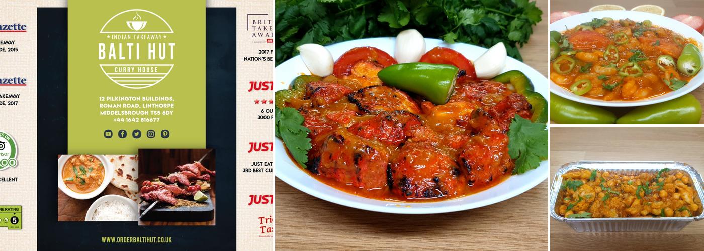 Balti Hut Indian Takeaway Menu