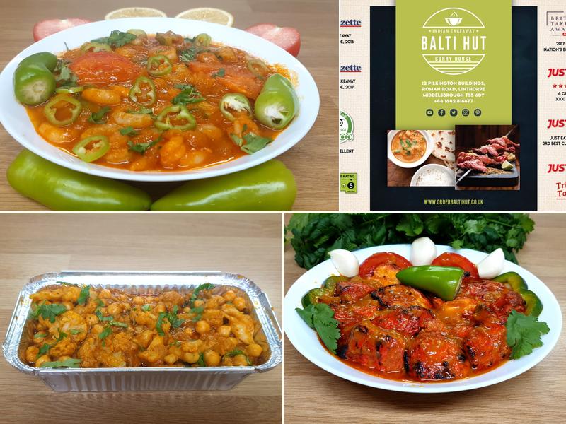 Balti Hut Indian Takeaway Menu