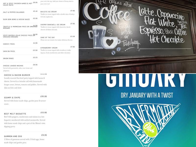 The Half Moon Inn Menu