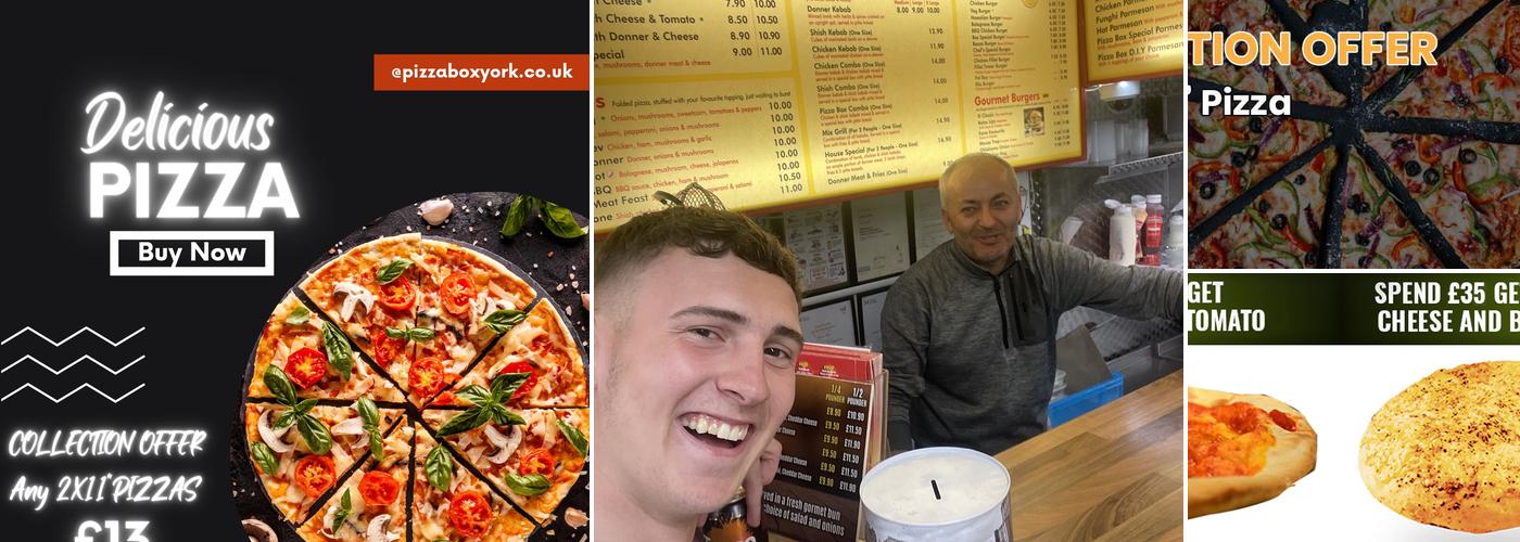 The Pizza Box Haxby Menu