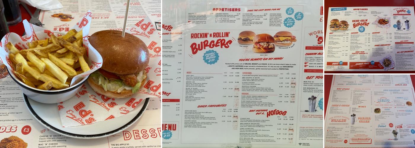 Ed's Easy Diner Menu