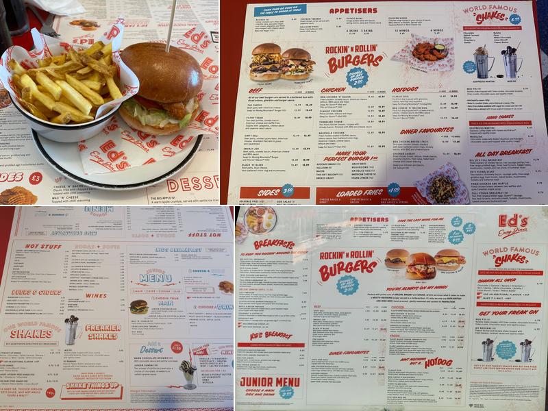 Ed's Easy Diner Menu