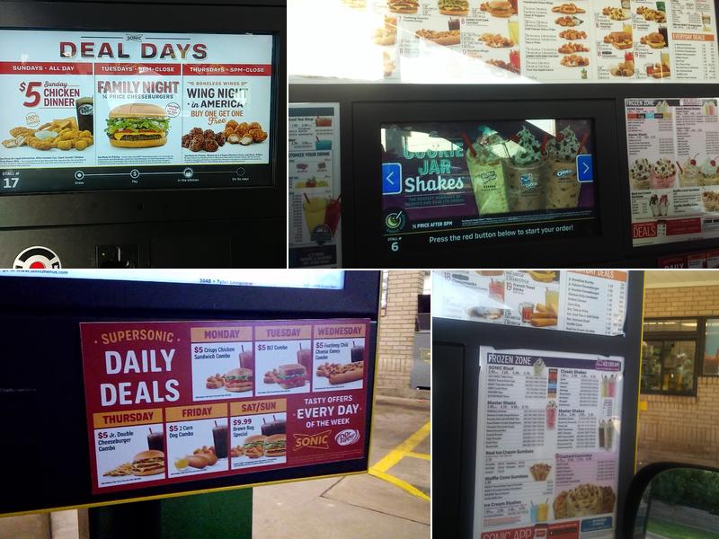Sonic Drive-In Menu