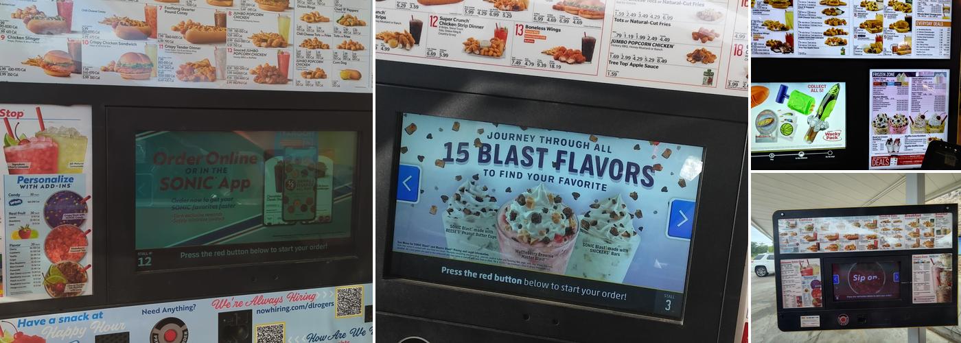 Sonic Drive-In Menu