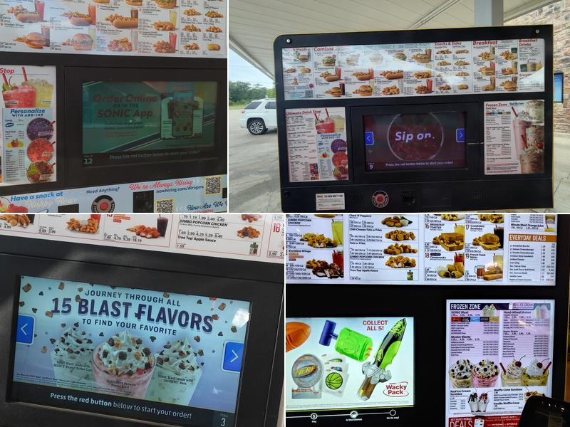 Sonic Drive-In Menu