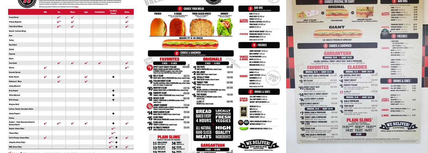 Jimmy John's Menu