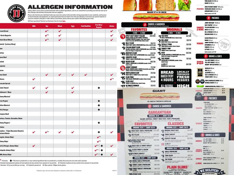 Jimmy John's Menu