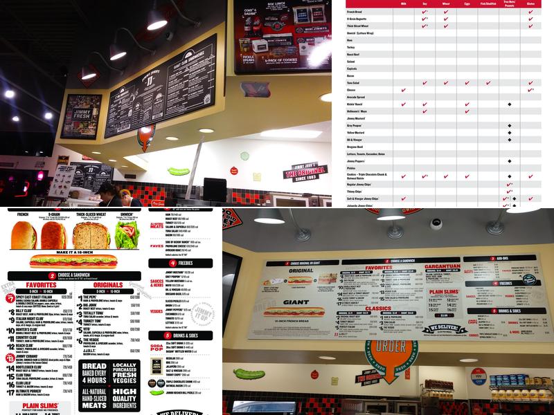 Jimmy John's Menu