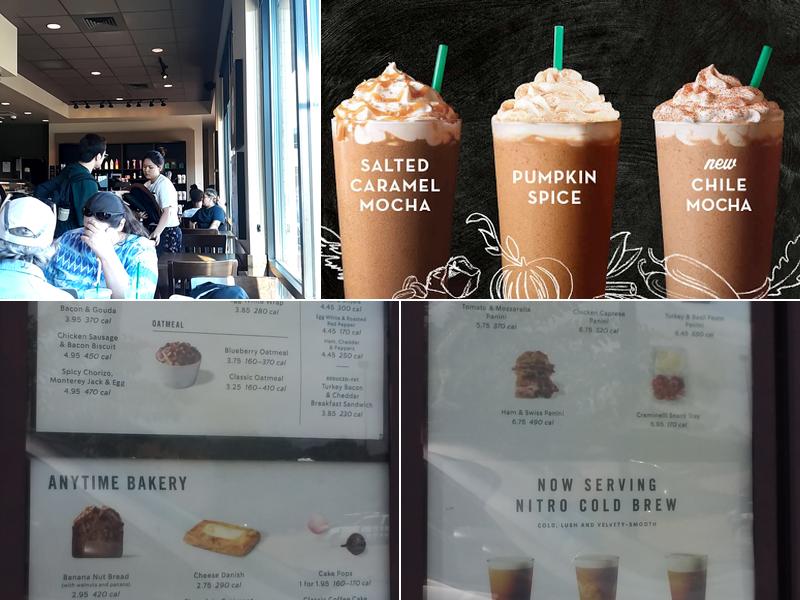 Starbucks Menu