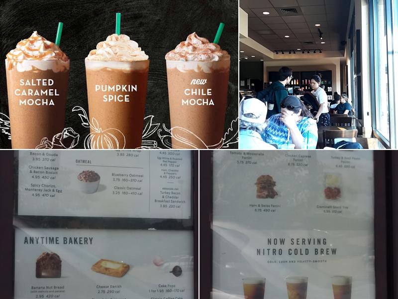 Starbucks Menu