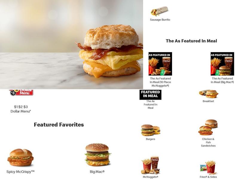 McDonald's Menu