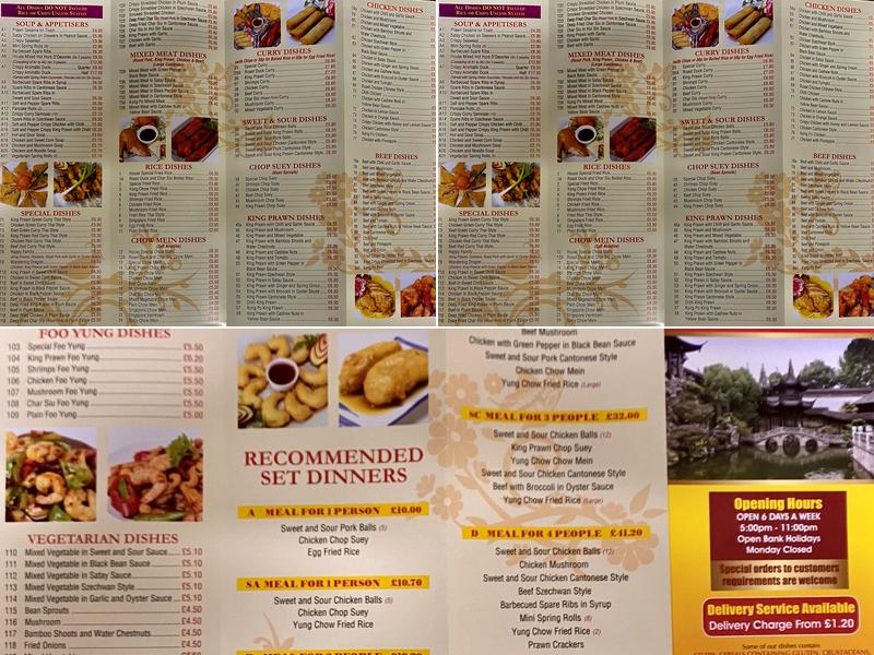 Hong Chow Menu