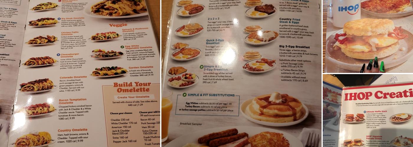 IHOP Menu