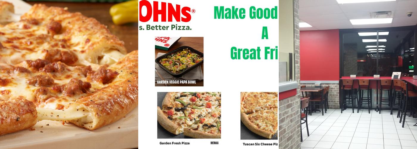 Papa Johns Pizza Menu
