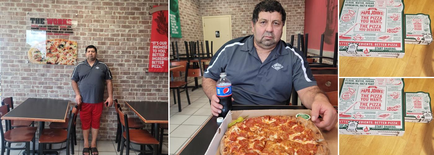 Papa Johns Pizza Menu