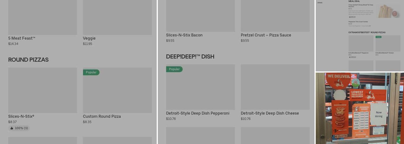 Little Caesars Pizza Menu