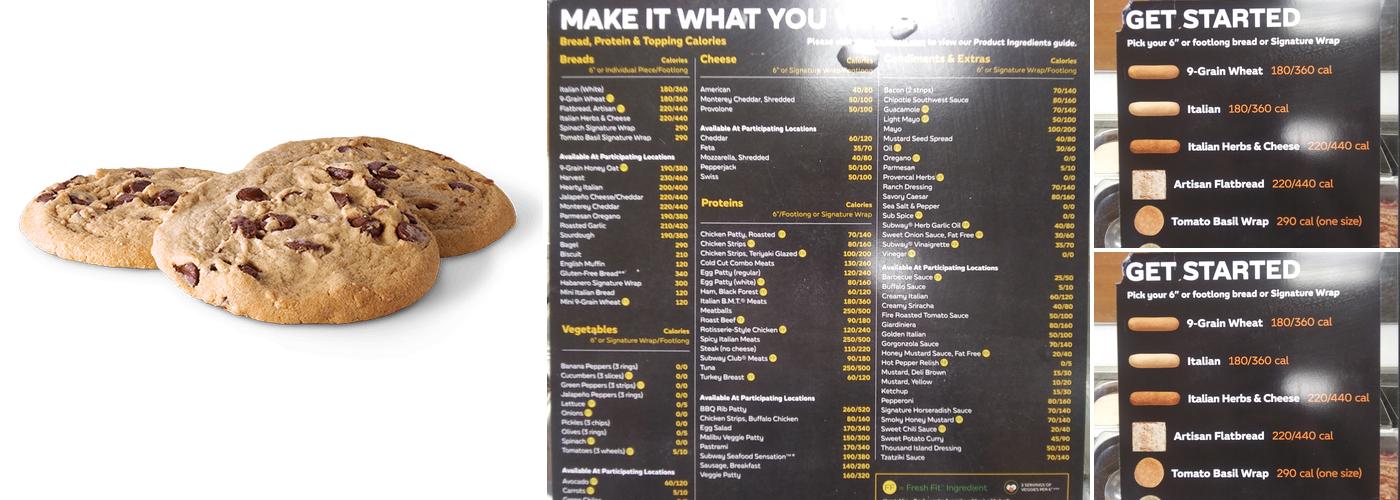 Subway Menu
