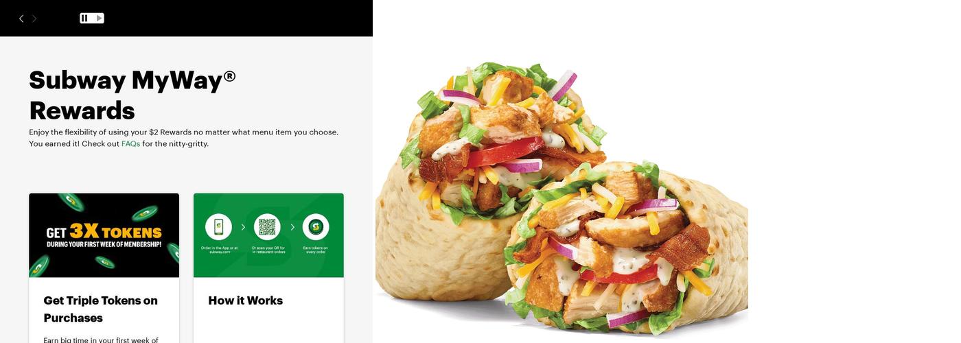 Subway Menu