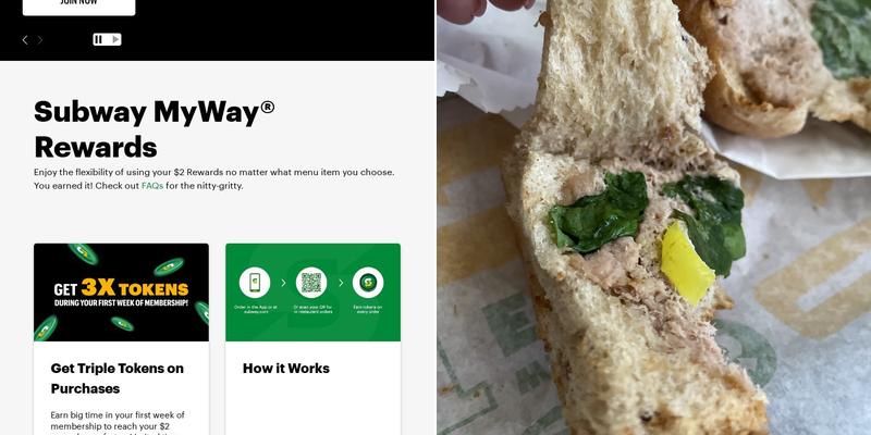 Subway Menu