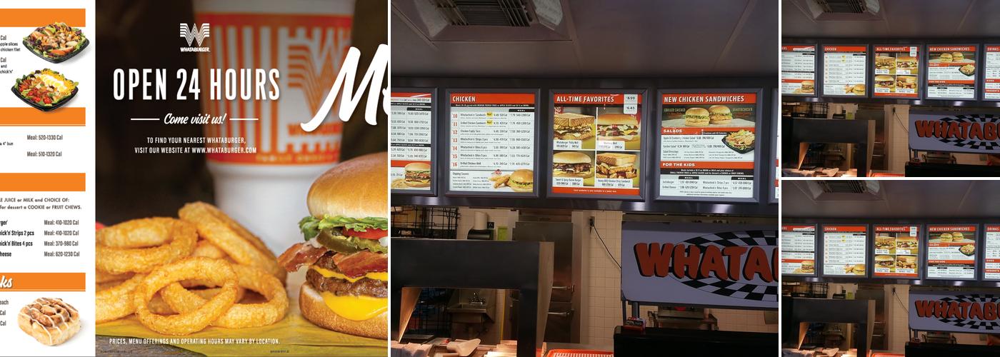Whataburger Menu
