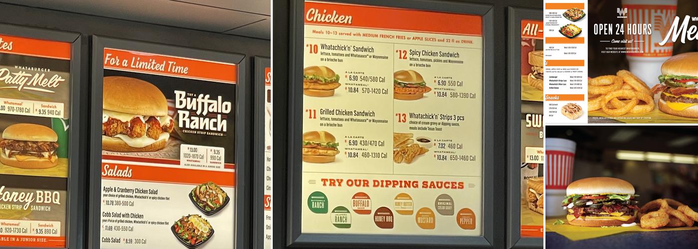 Whataburger Menu