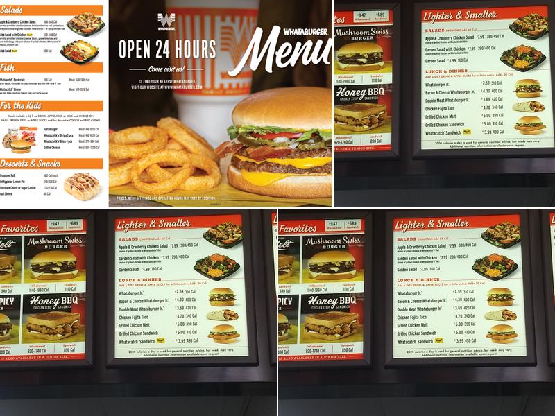 Whataburger Menu