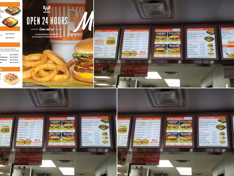 Whataburger Menu