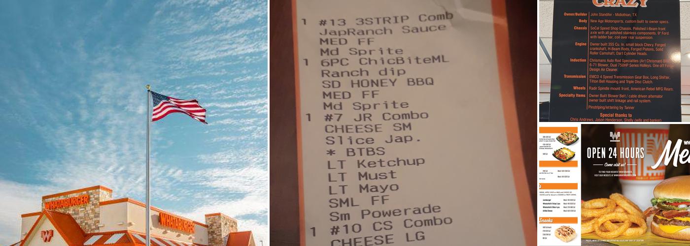 Whataburger Menu