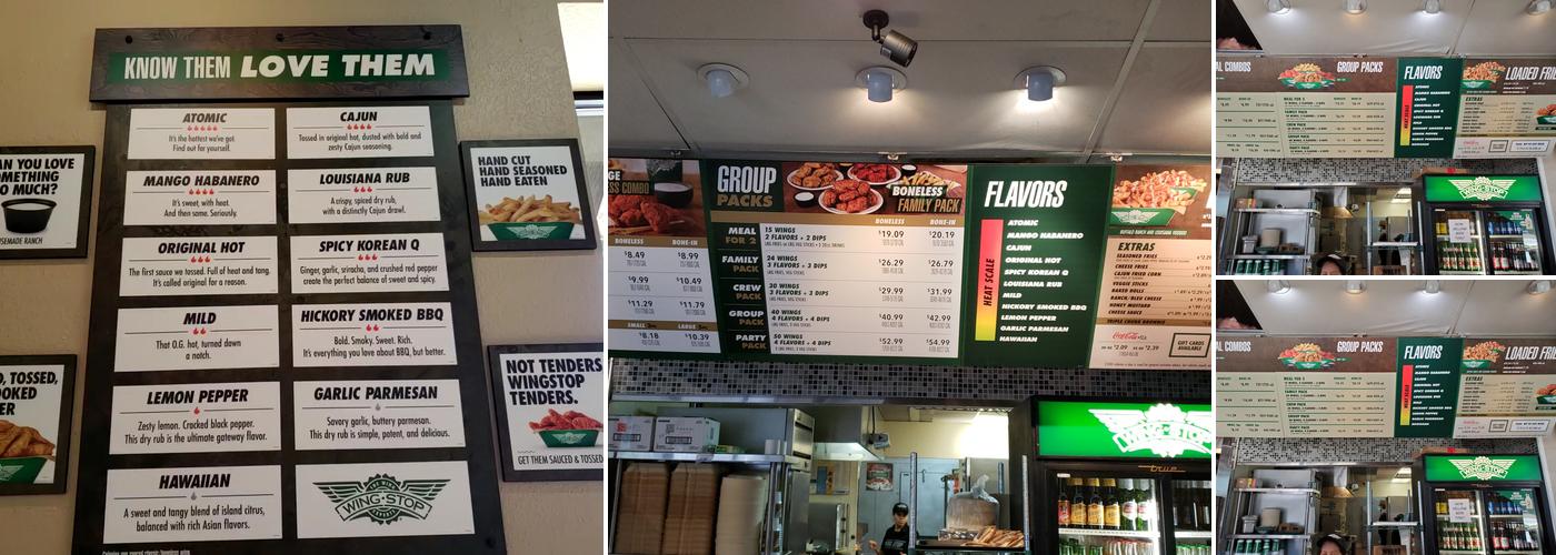 Wingstop Menu