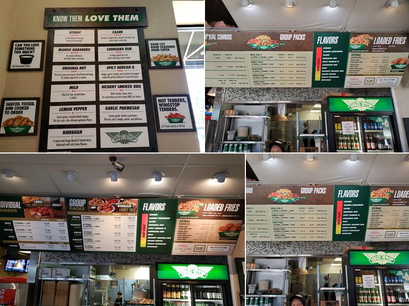 Wingstop Menu