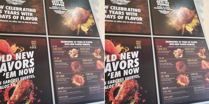 Wingstop Menu