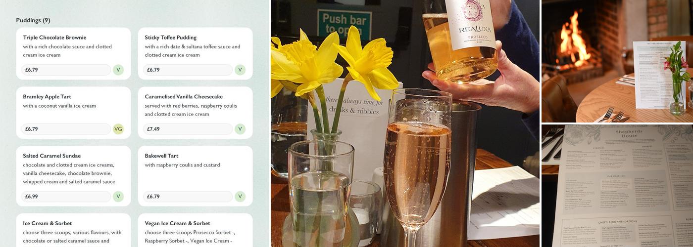 Shepherds House Menu