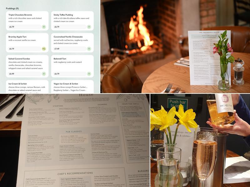 Shepherds House Menu