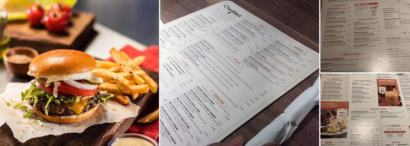 Cheddar's Scratch Kitchen Menu