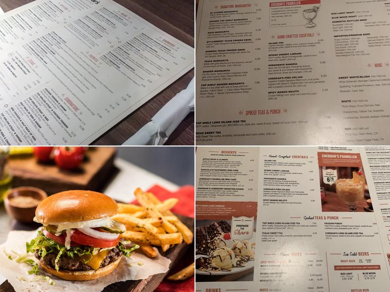 Cheddar's Scratch Kitchen Menu