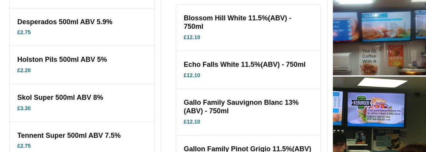 Crest Of The Wave Menu