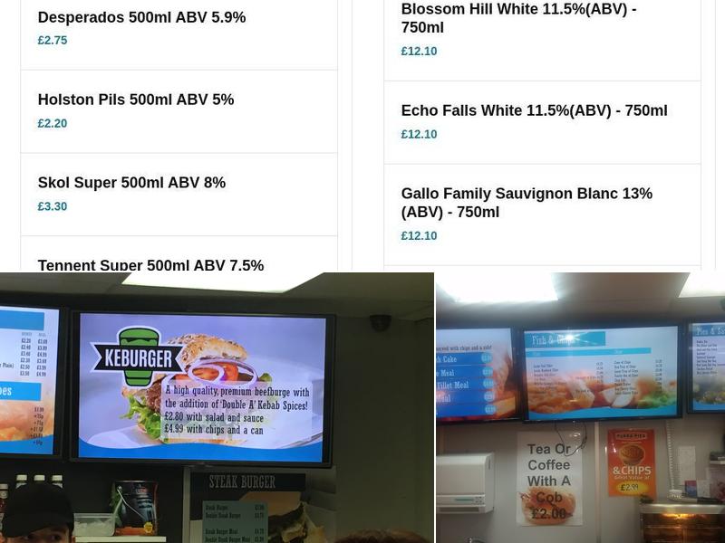 Crest Of The Wave Menu