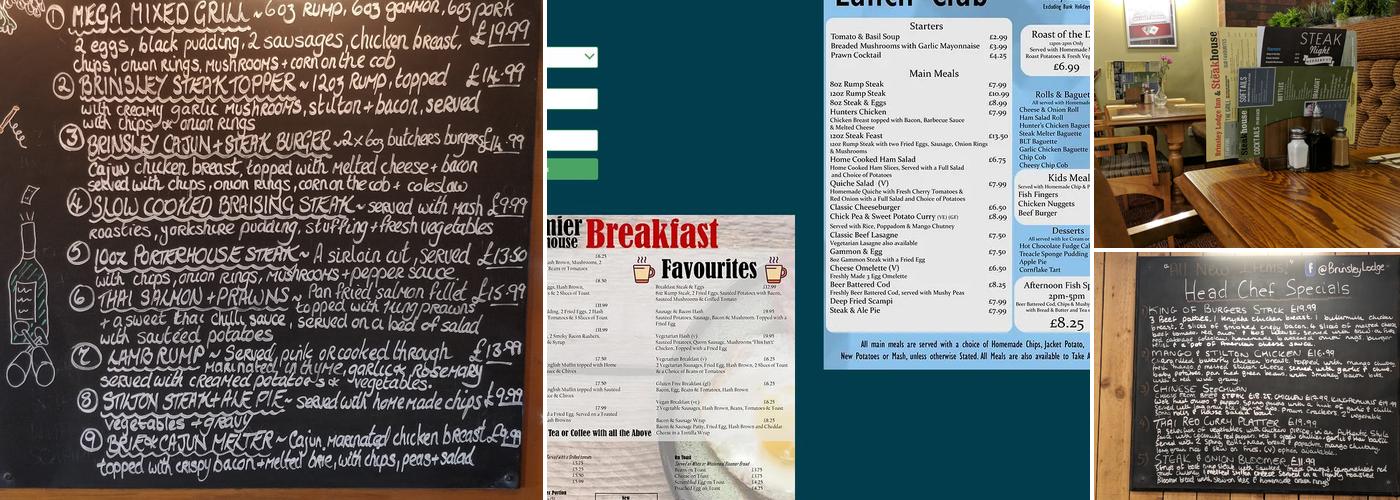 Brinsley Lodge Menu