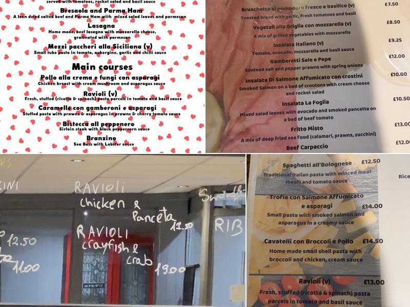 La Foglia - Italian Restaurant Menu