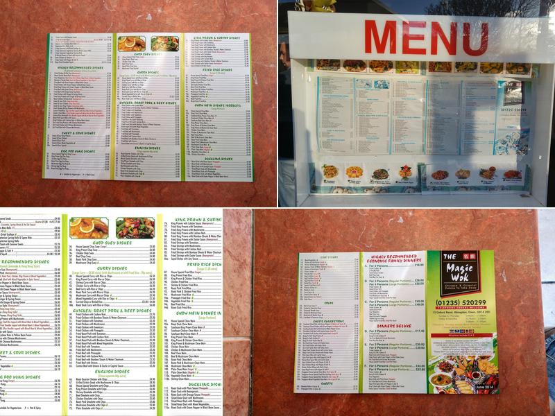 The Magic Wok Menu