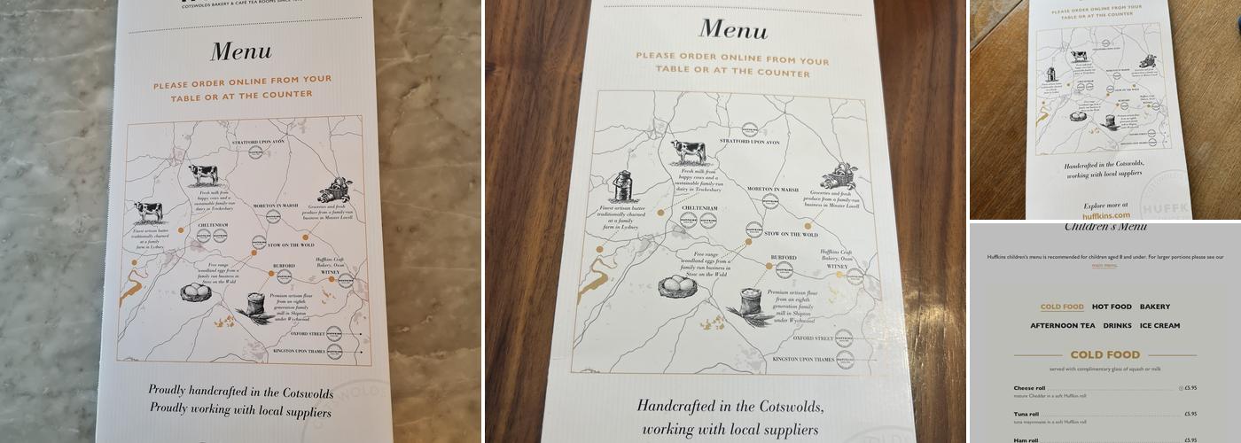 Huffkins Burford Menu