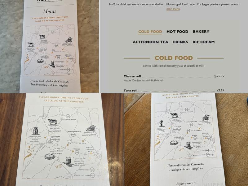 Huffkins Burford Menu