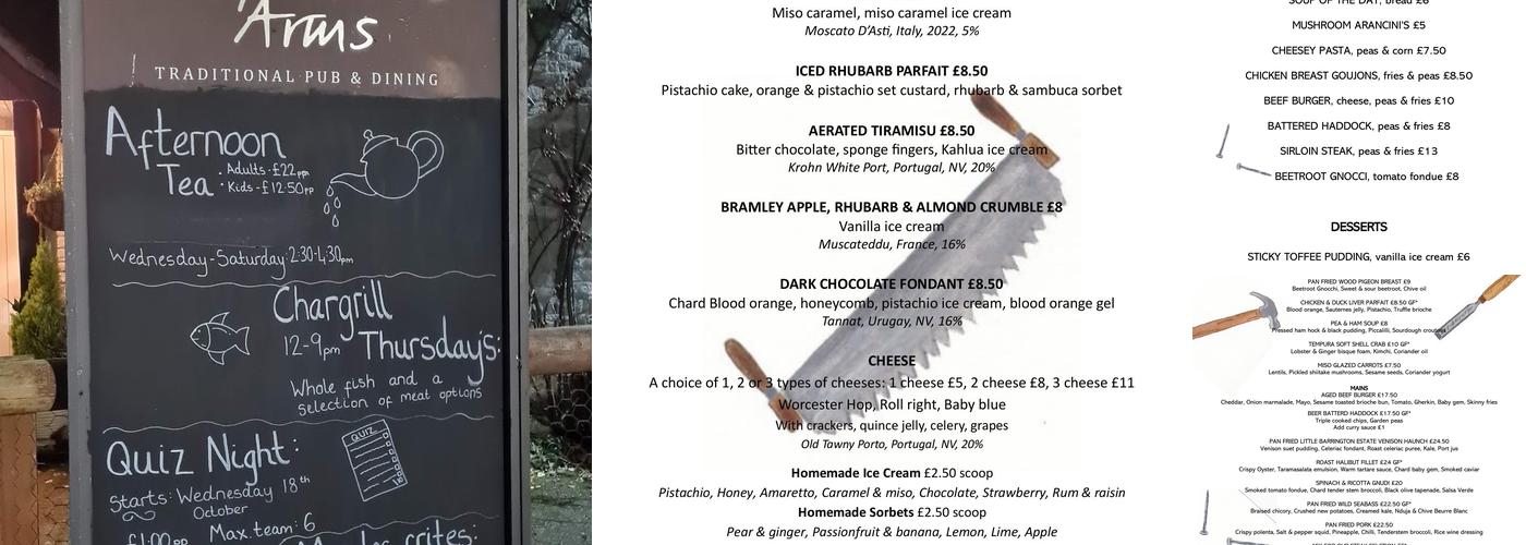 The Carpenters Arms Menu