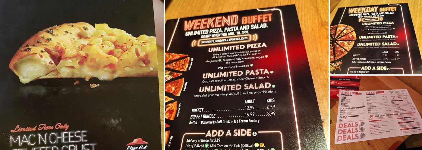 Pizza Hut Restaurants Menu