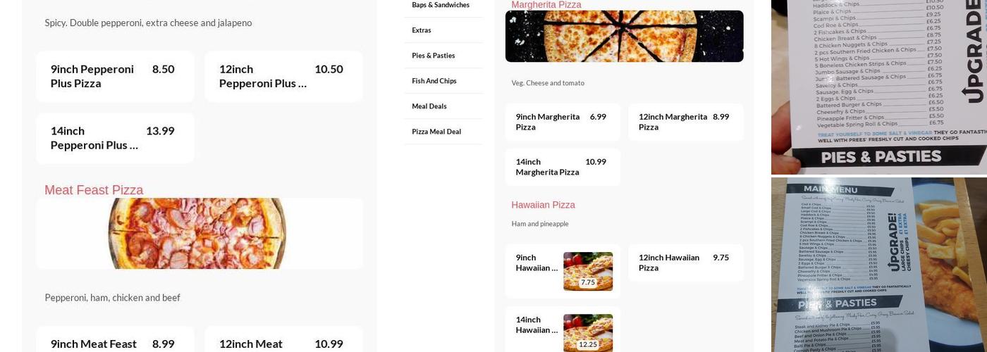 Prees Fish & Chips Menu