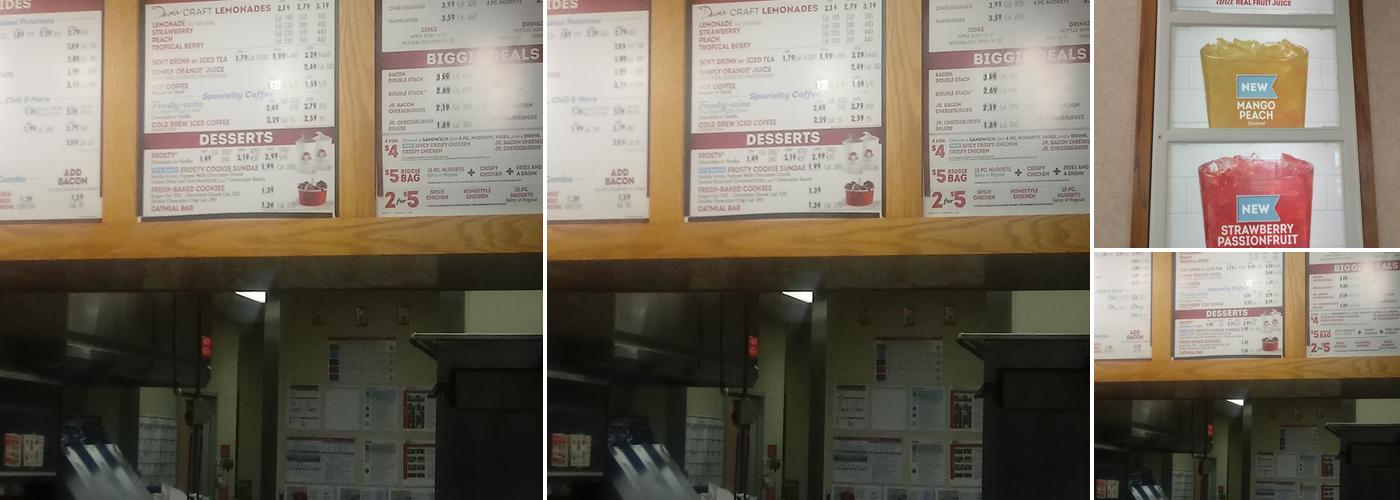 Wendy's Menu