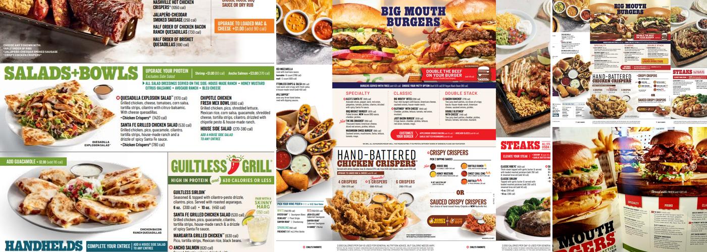 Chili's Grill & Bar Menu