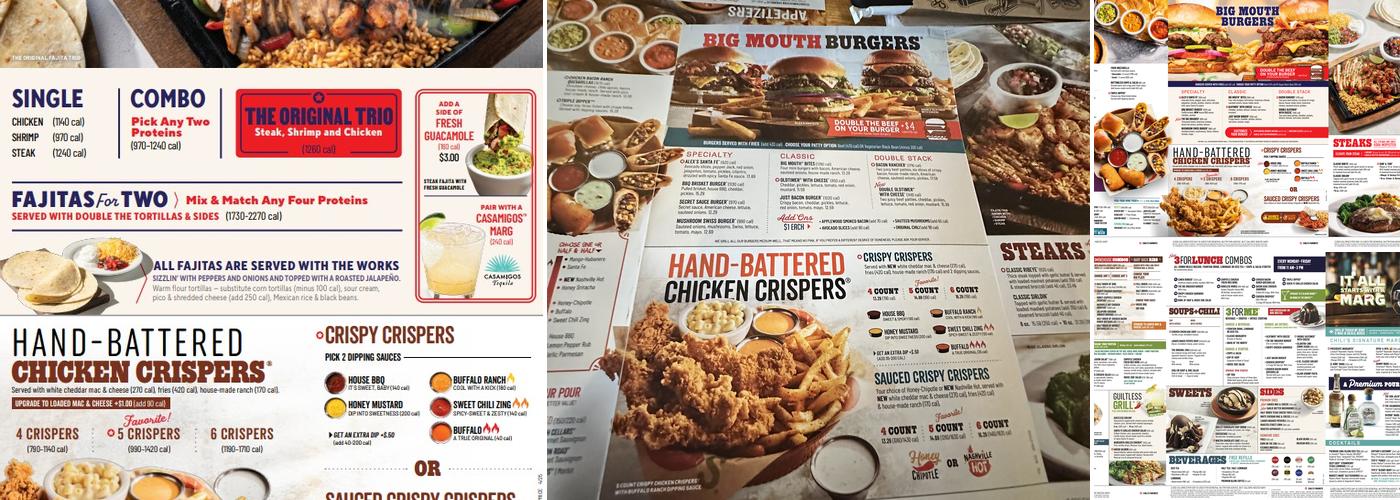 Chili's Grill & Bar Menu