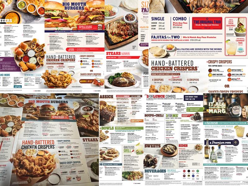 Chili's Grill & Bar Menu