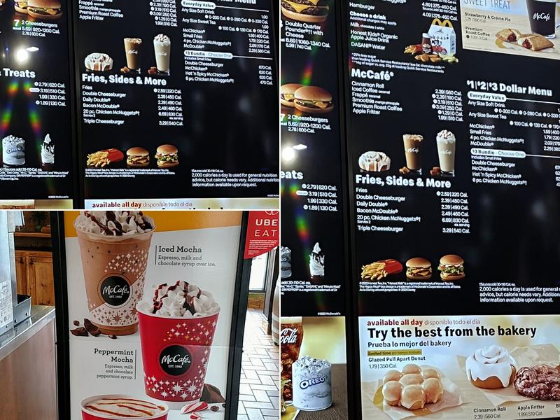 McDonald's Menu